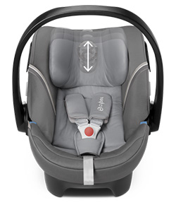 Cybex aton adjustable headrest