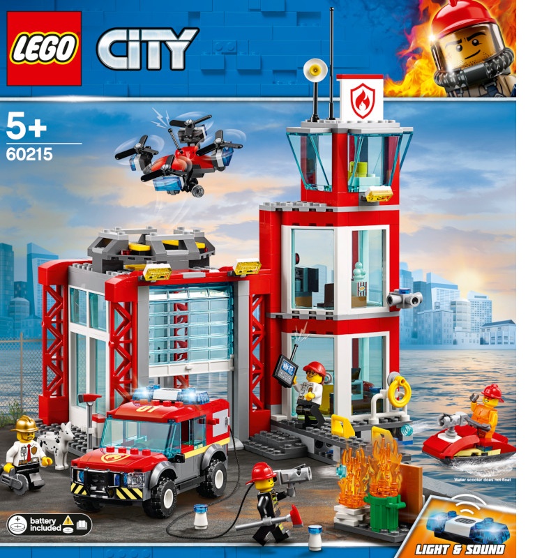 Lego City 60215 Caserma dei Pompieri